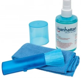 manhattan Lcd Ekranų Valymo Rinkinys 200 Ml Skysčio / šepetėlio / Mikropluošto šluostės