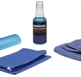 manhattan Lcd Ekranų Valymo Rinkinys 60 Ml Skysčio / šepetėlio / Mikropluošto šluostės