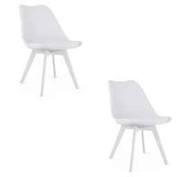 Mark Kėdė - Balta / Kojos Baltos X 2