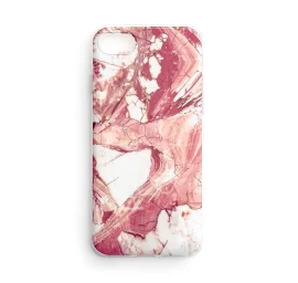 Marmurinis Gelinis Dėklas Xiaomi Redmi 8a Rožinės Spalvos