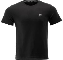 Marškinėliai BASIC | juodi | 100% medvilnė | 3XL dydis (YT-78475)