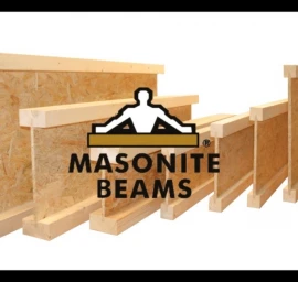 Masonite I-beams (dvitėjinės sijos)