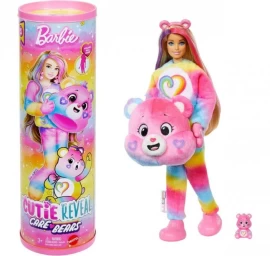 Mattel Jvf60 Barbie Cutie Reveal Rainbow Teddy Bear Doll