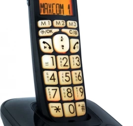 Maxcom Mc 6800 Belaidis Telefonas Maxcom Mc 6800, Juodas