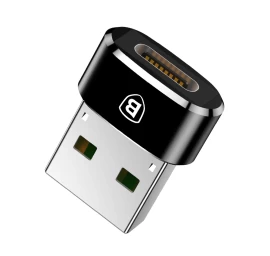Mažas Adapterio Kištukas Iš Usb-c į Usb Jungtį - Juodas