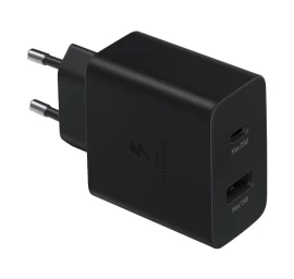 Mažas Usb-c 35w Usb-a 15w Tinklo įkroviklis, Juodas