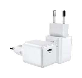 Mažas Usb-c Pd 5-12v 25w Greitasis įkroviklis - Baltas