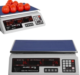Mažmeninės Kainos Svarstyklės Baltos Spalvos 30kg / 2g