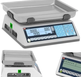Mažmeninės Svarstyklės Rs232 Sąsaja Plu 30 Kg / 10 G Lcd M Legalizacija
