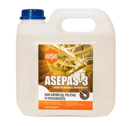 Medienos antiseptikas ASEPAS-3, 5l