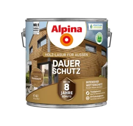 Medienos impregnantas ALPINA Dauer Schutz, 4l riešutmedžio sp.