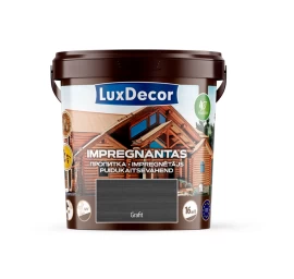 Medienos impregnantas LUXDECOR, 1l grafito sp.