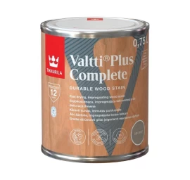 Medienos impregnantas TIKKURILA Valtti Plus Complete, 0,75l pilka sp.