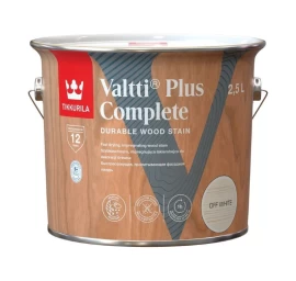 Medienos impregnantas TIKKURILA Valtti Plus Complete, 2,5l balkšva sp.