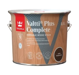 Medienos impregnantas TIKKURILA Valtti Plus Complete, 2,5l tamsiai ruda sp.