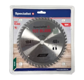 Medienos pjovimo diskas SPECIALIST+, 184x48Tx16 mm