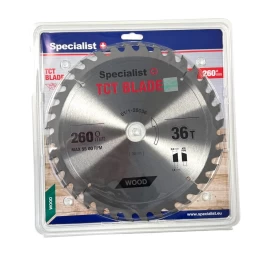 Medienos pjovimo diskas SPECIALIST+, 260x36Tx30 mm