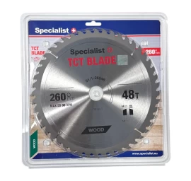 Medienos pjovimo diskas SPECIALIST+, 260x48Tx30 mm