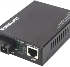 Medijos Keitiklis Gigabit Poe+ 1000base-t Rj45/1000base-lx (sc) Sm 20km