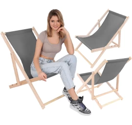 Medinis Gulto Krėslas Classic Grey