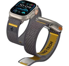 Medžiaginis Dirželis apple Watch 44 / 45 / 46 / 49 Mm athlex Air - Pilkas