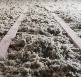 Šiltinimas medžio plaušo vata