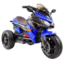 Mega Motociklas 3 Ratai - Minkšti Eva Ratai, Minkšta Dygsniuota Sėdynė/hs-5188