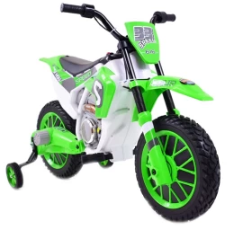 Mega Motociklas Enduro - Minkšti Ratai, Amortizatorius, 12v, Itin Kokybiškas Dėklas/xmx616