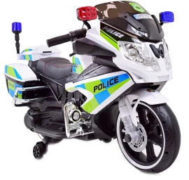 Mega Policijos Motociklas Su Akumuliatoriumi, Gaideliu, Megafonu, Maitinimu/bej8188