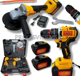 MEISTER TOOLS MS-096 akumuliatorinių įrankių komplektas 48V