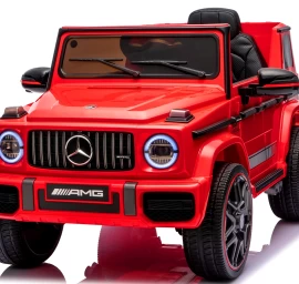 „mercedes Amg G63 4x4“ Raudonas, „eva“ Putų Ratai, Minkšta Sėdynė, „lion“ Licencija
