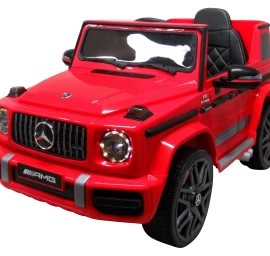 Mercedes G63 Raudoni Putų Ratlankiai Eva, Minkšta Sėdynė Licencija