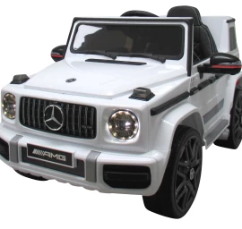 Mercedes G63 White Foam Ratai Eva, Minkšta Sėdynė Licencija