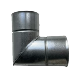 Metalinė alkūnė 90°, lanksčiam ortakiui D75mm