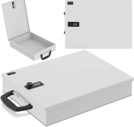 Metalinis Dokumentų Seifas Su Kodine Spyna 355 X 255 X 70 Mm Din A6