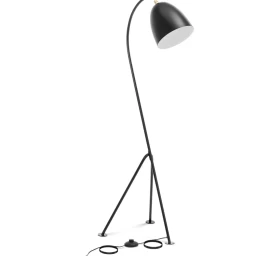Metalinis Grindų šviestuvas Su Reguliuojamu Gaubtu E27 125 Cm