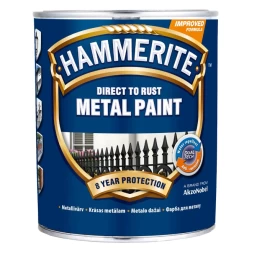 Metalo dažai HAMMERITE Smooth Finish, 5l sidabrinė sp.