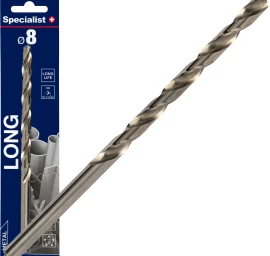Metalo grąžtas SPECIALIST+ DIN340, 10mm