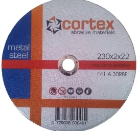 Metalo pjovimo diskas CORTEX A 30 RBF F41 80m/s, 180x1,6x22,2mm