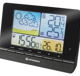 Meteorologijos Stotis Bresser Meteotrend Colour Rc, Juoda