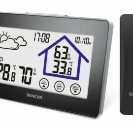 Meteorologijos Stotis Sws 2999 Jutiklinis Lcd Ekranas