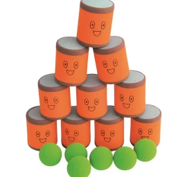 Mėtymo į skardines žaidimas SPORDAS Can Toss Set
