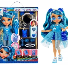 Mga 121374 Vaivorykštinė Aukšta Kūrybinių Kristalų Madinga Lėlė Skyler