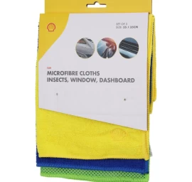 Microfibre Wiping Cloth 35x35cm 3 Shell