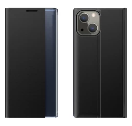 Miegamojo Dėklo Dangtelis Su smart Cover Atvartu, Skirtas iphone 13 Mini, Juodas