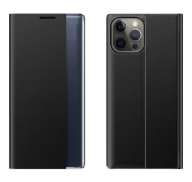 Miego Dėklo Dangtelis Su smart Cover Stiliaus Atvartu, Skirtas iphone 13 Pro, Juodas