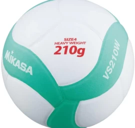 Mikasa Vs210w Kids Mini Tinklinio Kamuolys R.4 210g Baltas/žalias