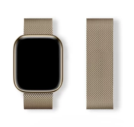 milanese Loop Apyrankė apple Watch 42/44/45/46/49 - Auksinė