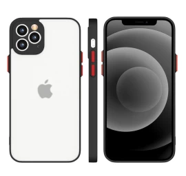 Milky Case Silikoninis Lankstus Pusiau Permatomas Dėklas, Skirtas Xiaomi Redmi 9t, Juodas