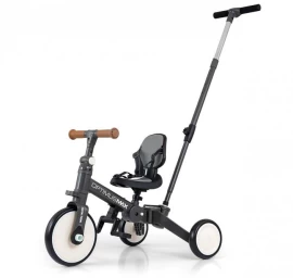 Milly Mally 5in1 Optimus Max Dark Grey Dviratis